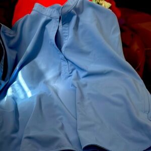 Figs ceil blue large Rafaela oversized scrub top